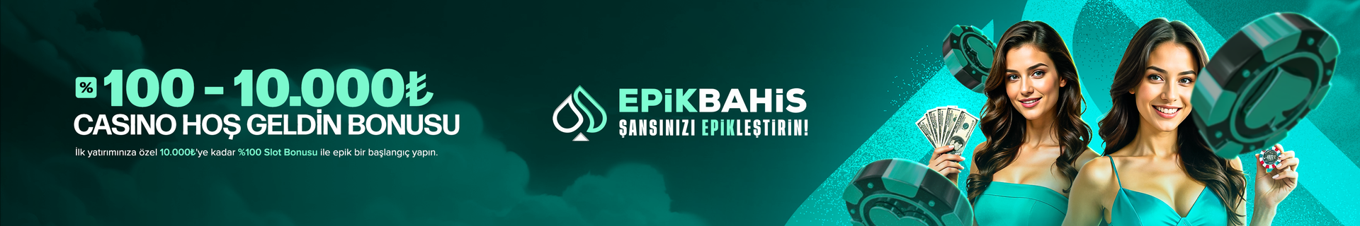 Epikbahis'ten yalnızca ilk yatırımcılarına özel 10.000₺'e kadar %100 Slot Bonusu!